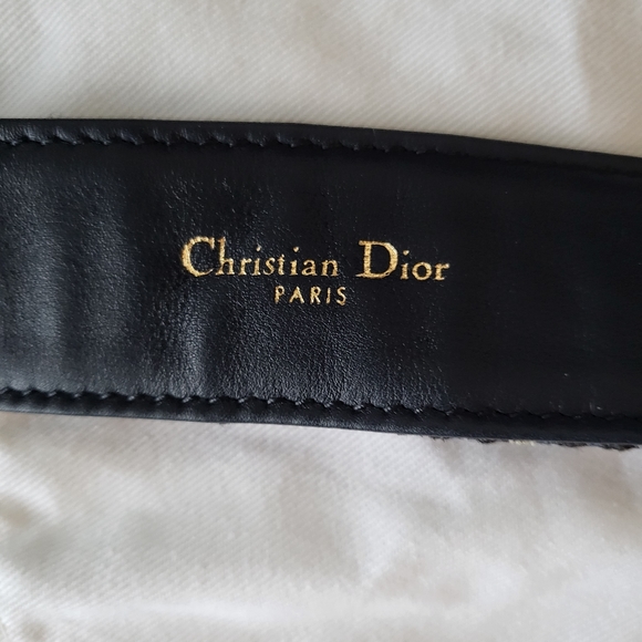 Blue Dior Oblique Belt, 35mm / size75cm - Picture 2 of 4